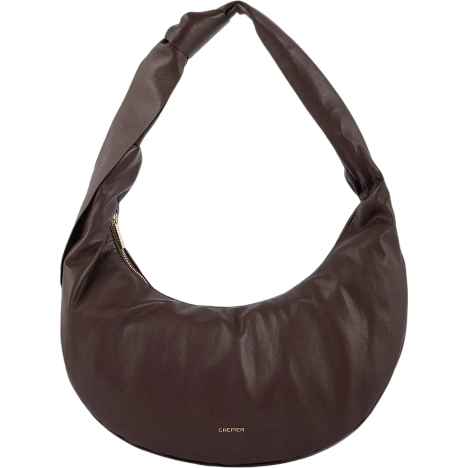 Bolso Crepier Mujer Hobo Marilei Grande color marron | Platanitos