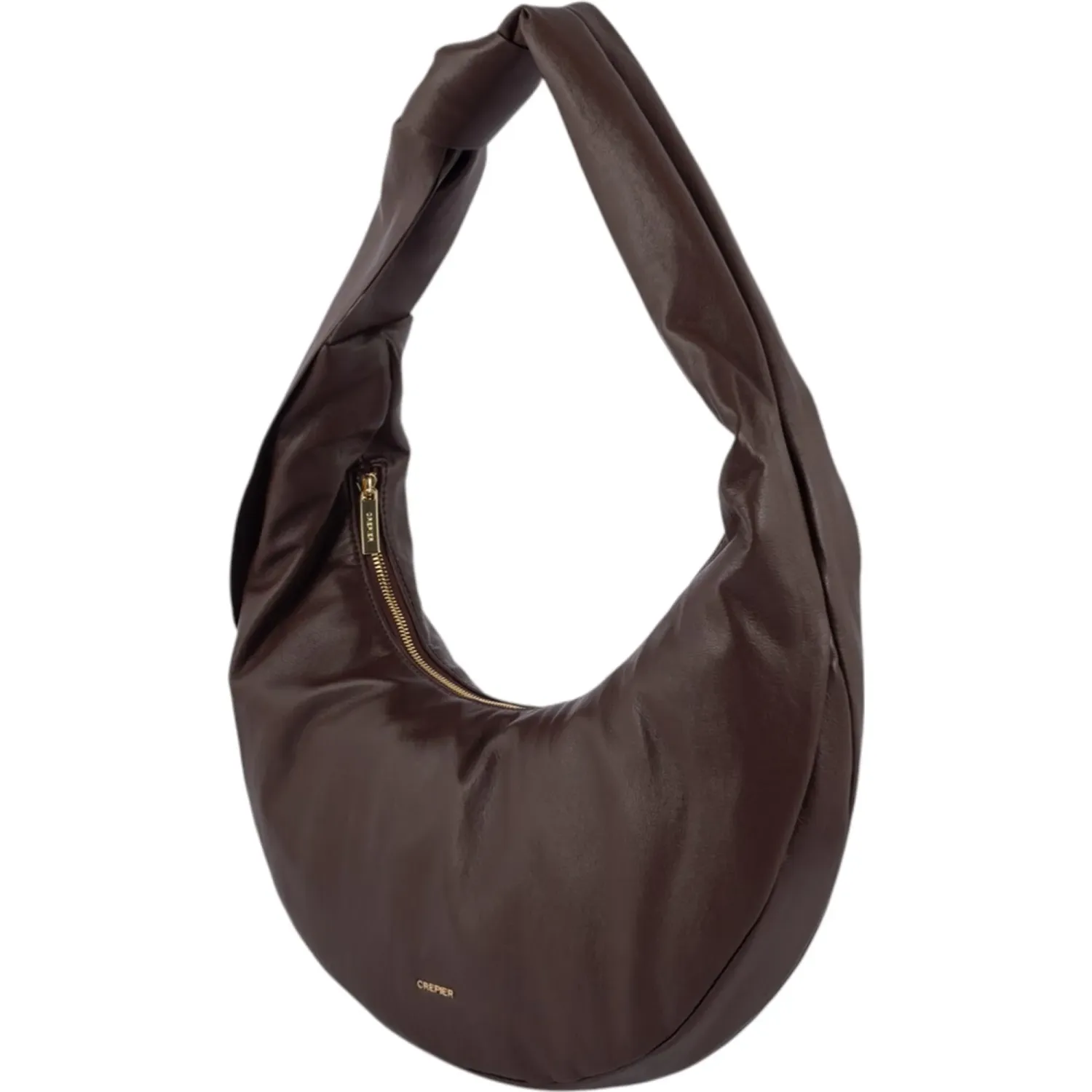 Bolso Crepier Mujer Hobo Marilei Grande color marron | Platanitos