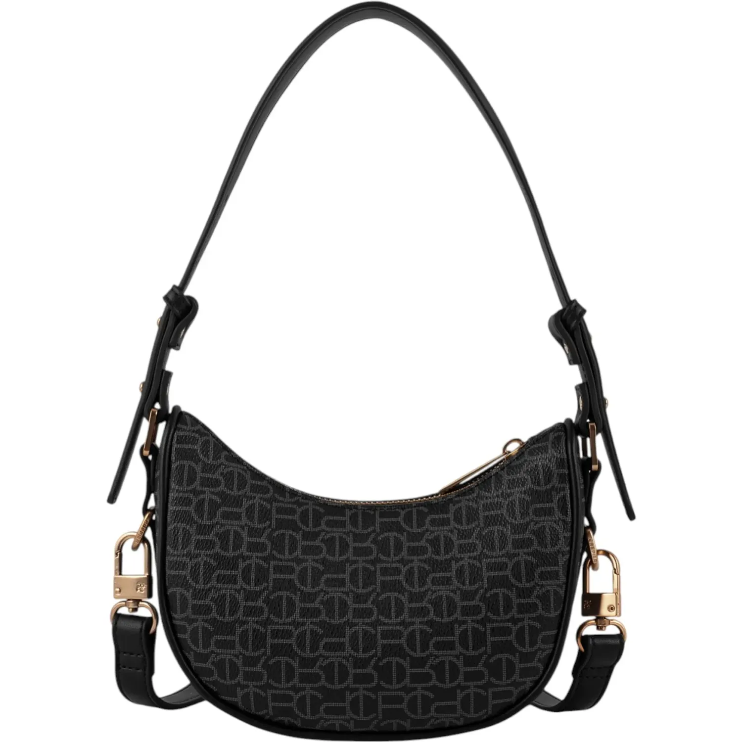 Bolso Crepier Mujer Hobo Phia Chico color negro | Platanitos