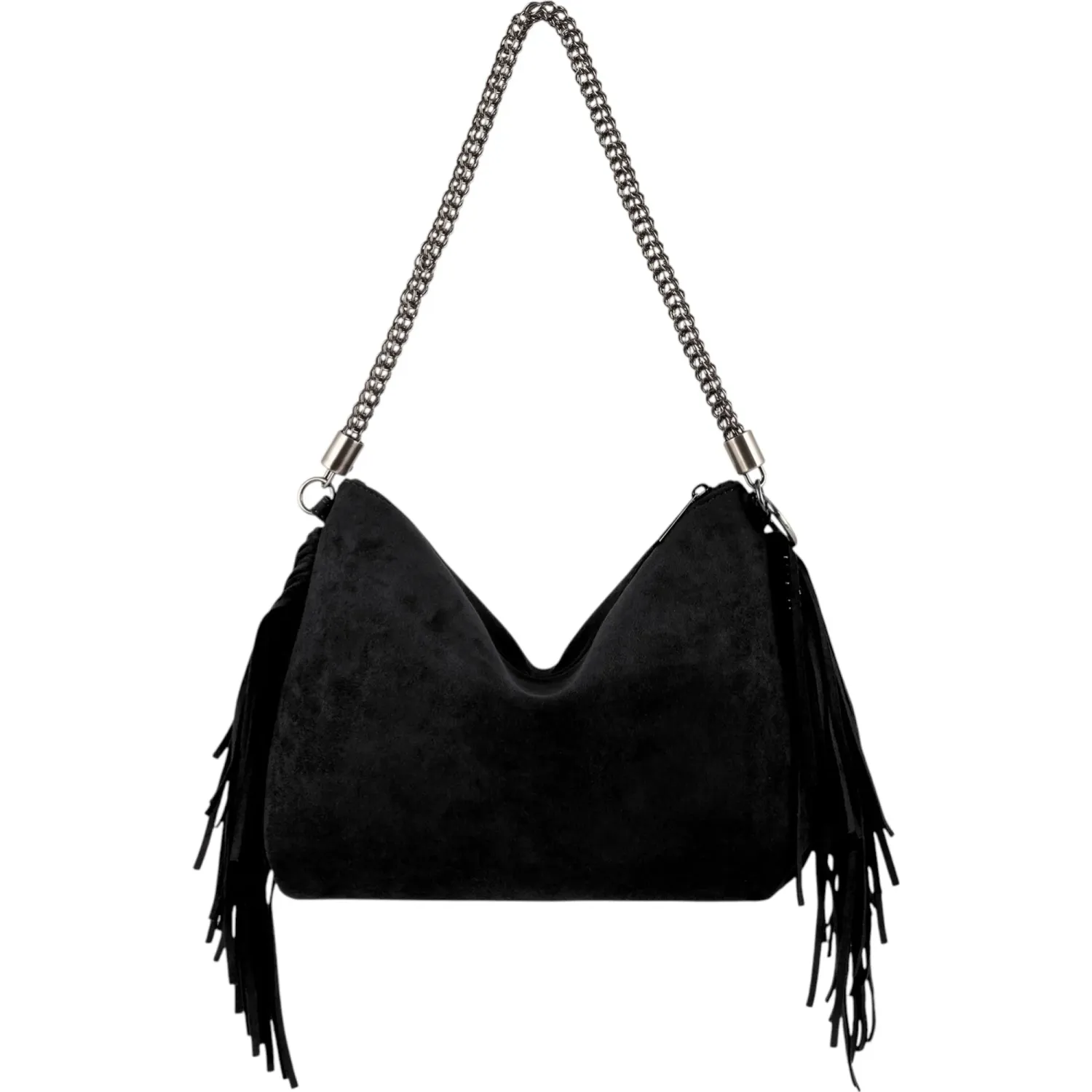 CREPIER Bolso Crepier Mujer Hobo Reagan Chico color negro | Platanitos
