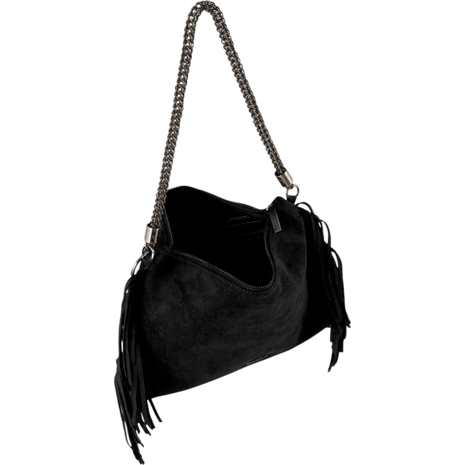CREPIER Bolso Crepier Mujer Hobo Reagan Chico color negro | Platanitos