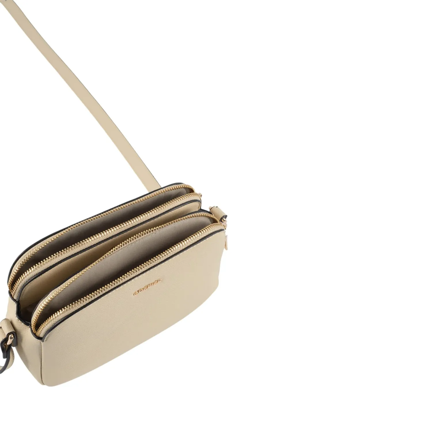 Bolso Crepier Mujer Morral Milu Chico color beige | Platanitos