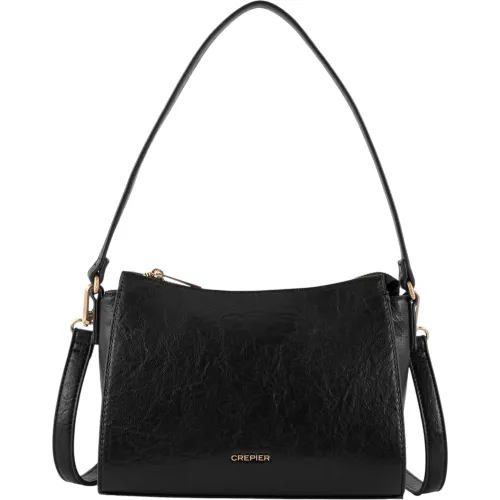 Bolso Crepier Mujer Morral Saylor Chico color negro | Platanitos