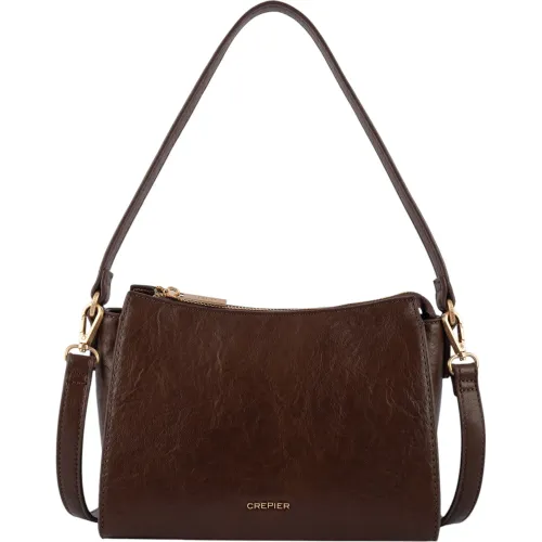 Bolso Crepier Mujer Morral Saylor Chico color marron | Platanitos