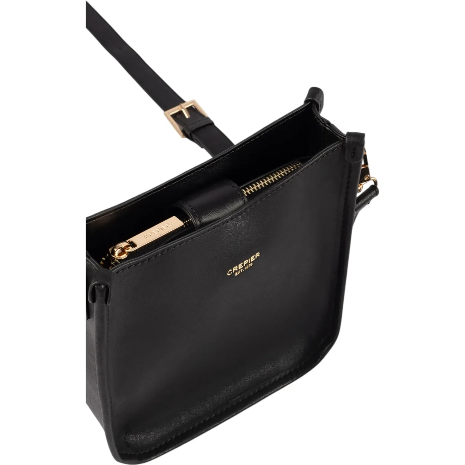 CREPIER Bolso Crepier Mujer Morral Tayla Chico color negro | Platanitos