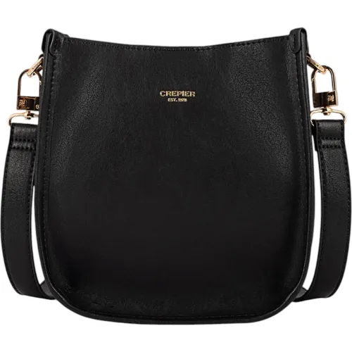 Bolso Crepier Mujer Morral Tayla Chico color negro | Platanitos