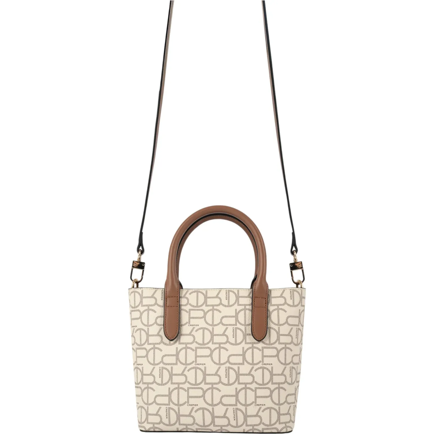 Bolso Crepier Mujer Satchel Debra Chico color hueso | Platanitos