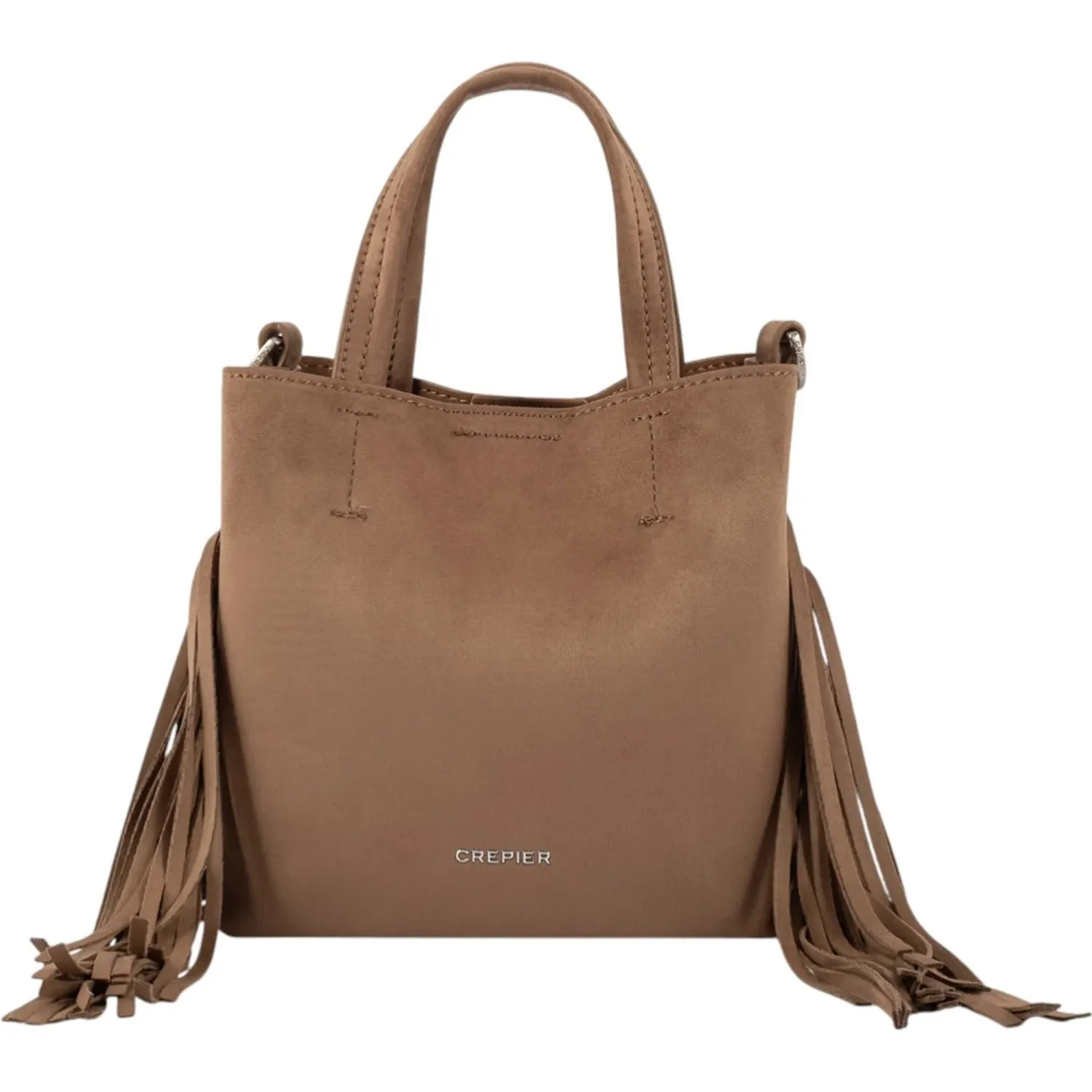 CREPIER Bolso Crepier Mujer Satchel Janis Chico color topo | Platanitos