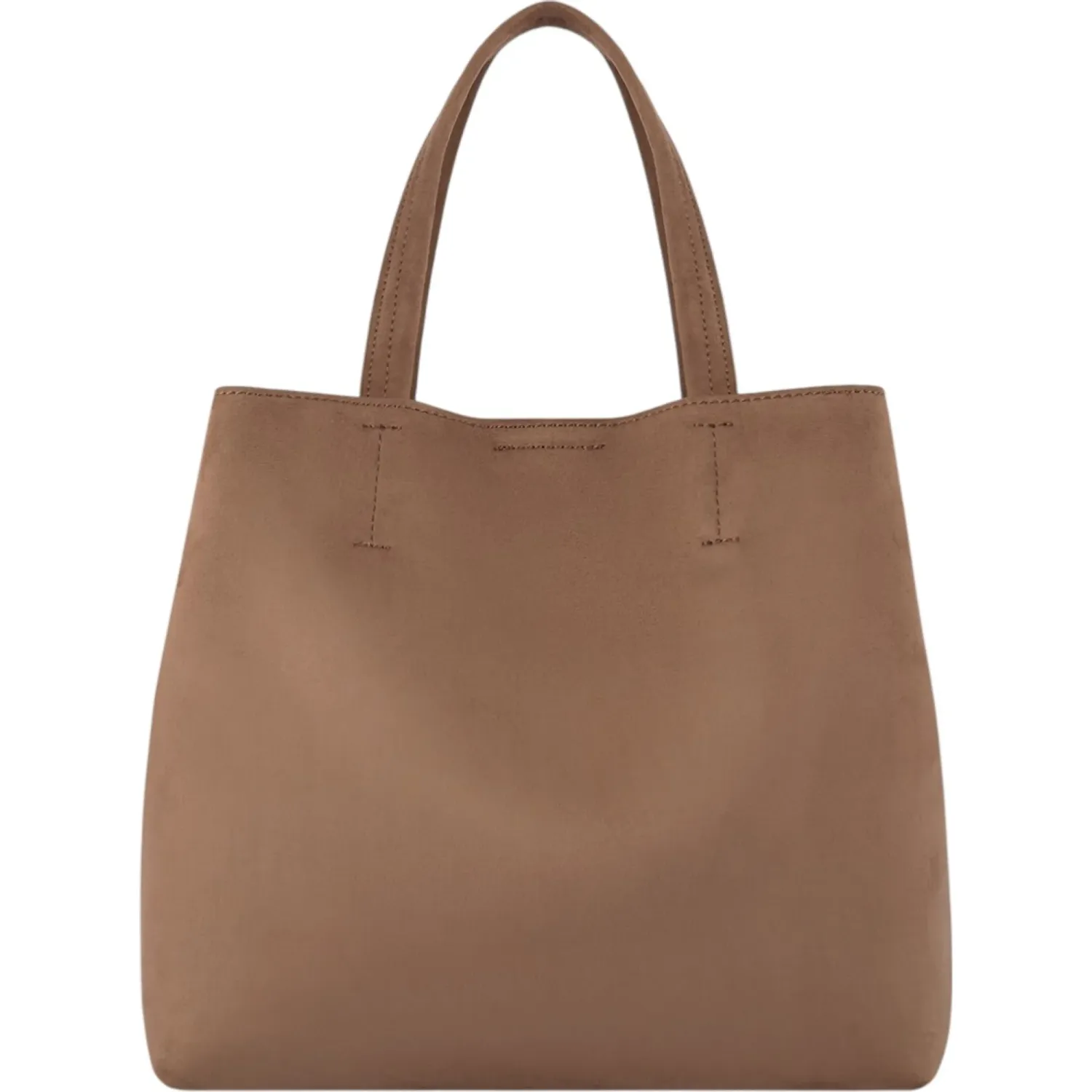 Bolso Crepier Mujer Satchel Janis Grande color topo | Platanitos