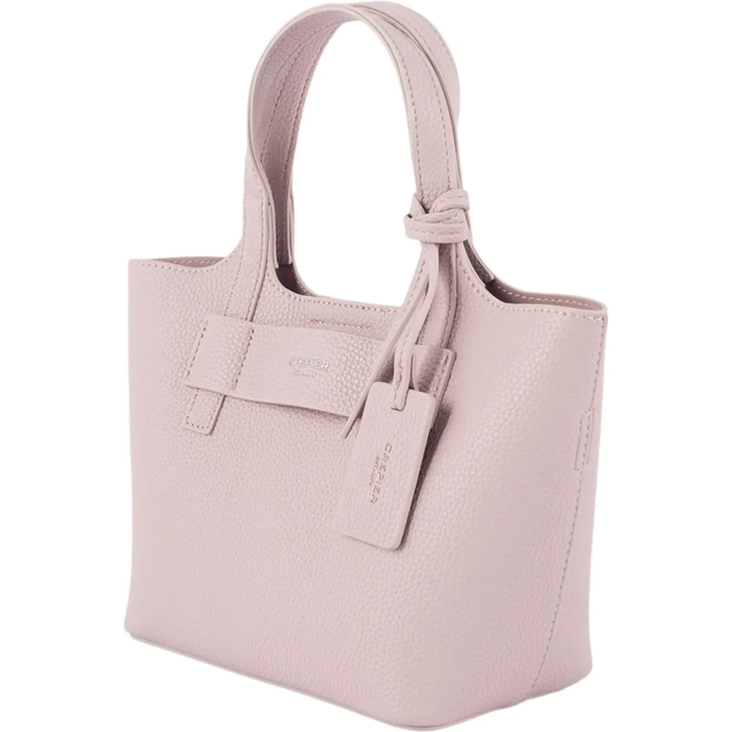 Bolso Crepier Mujer Satchel Merly Mediano color malva | Platanitos