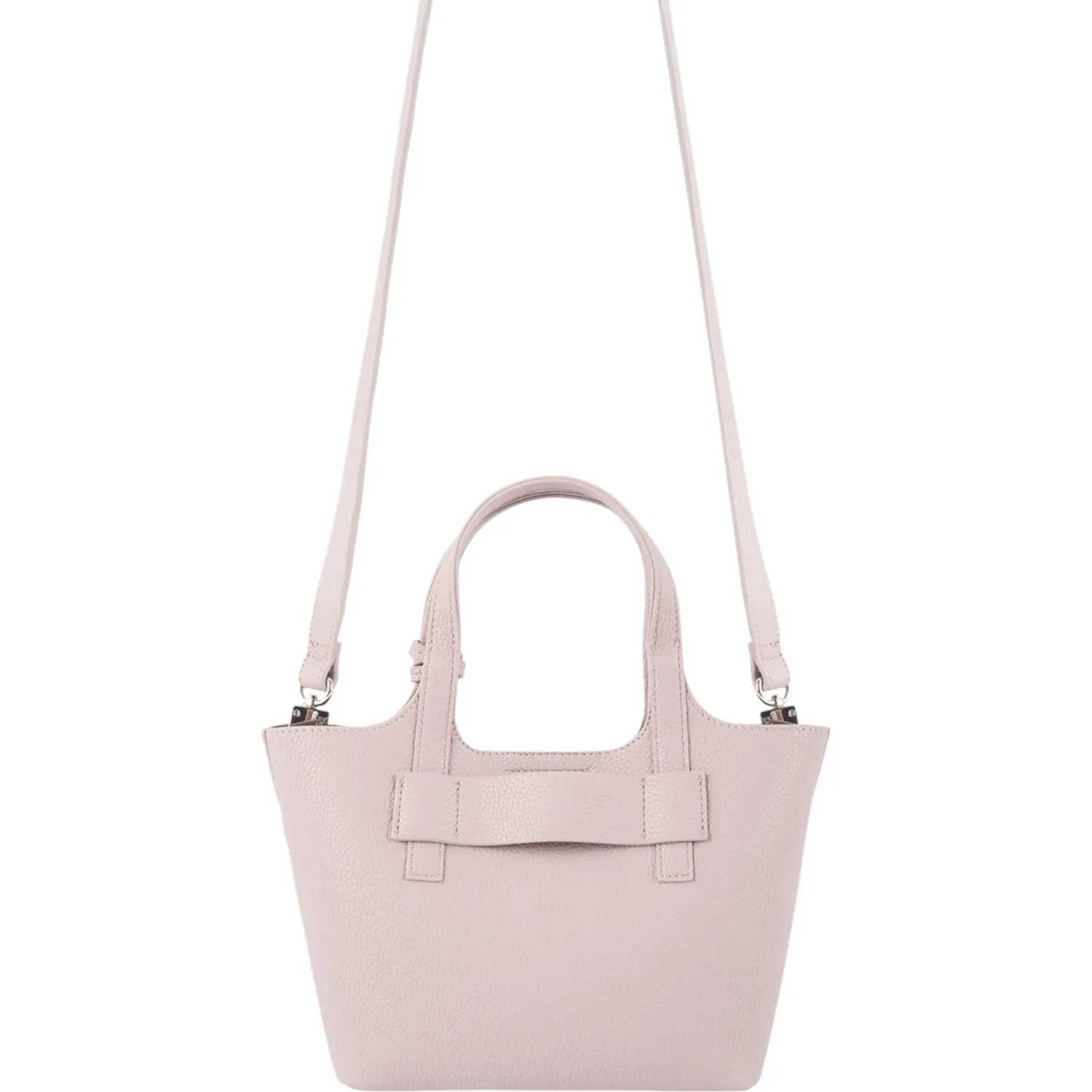 Bolso Crepier Mujer Satchel Merly Mediano color malva | Platanitos
