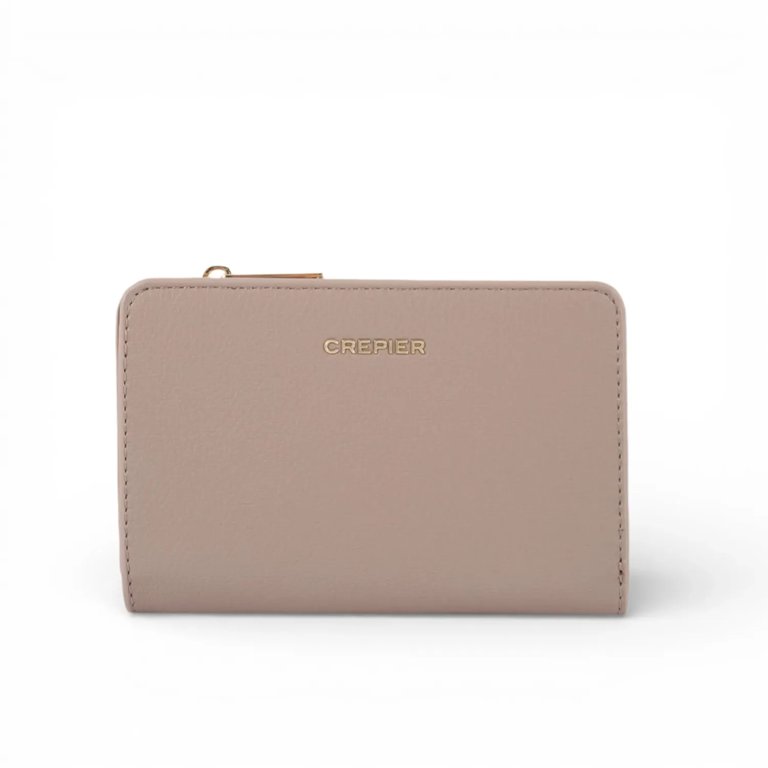 CREPIER Billetera Crepier Mujer Cazzia Mediano color topo | Platanitos
