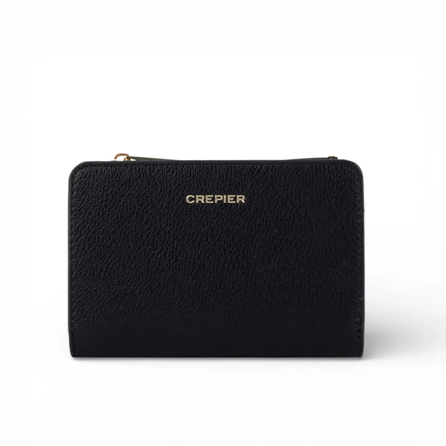 CREPIER Billetera Crepier Mujer Cazzia Mediano color negro | Platanitos