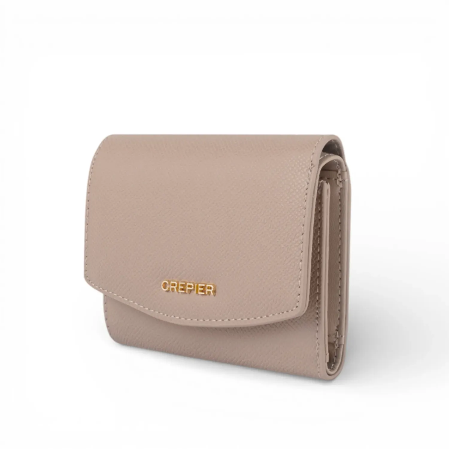 CREPIER Billetera Crepier Mujer Liv Mediano color topo | Platanitos