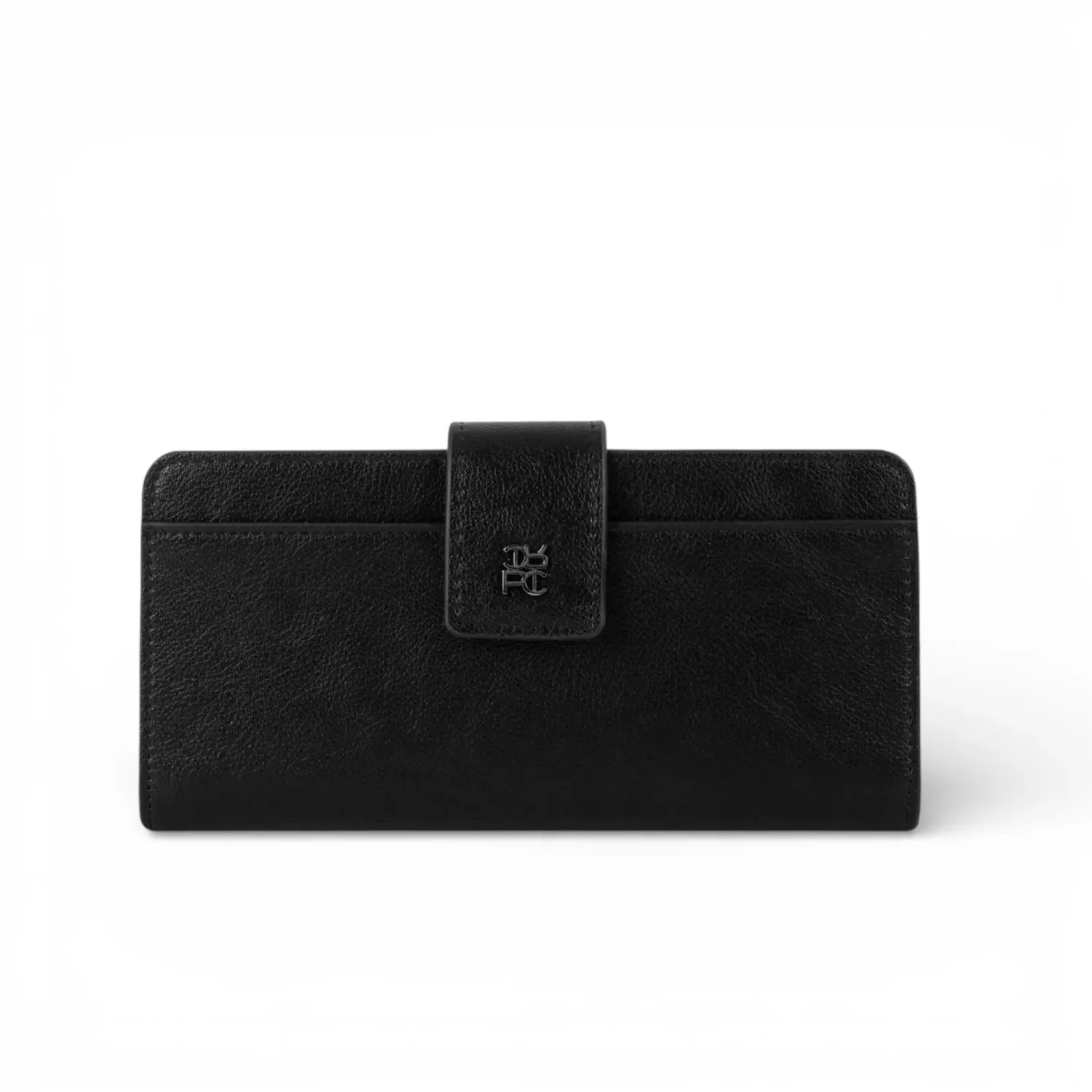 Billetera Crepier Mujer Salomé Grande color negro | Platanitos