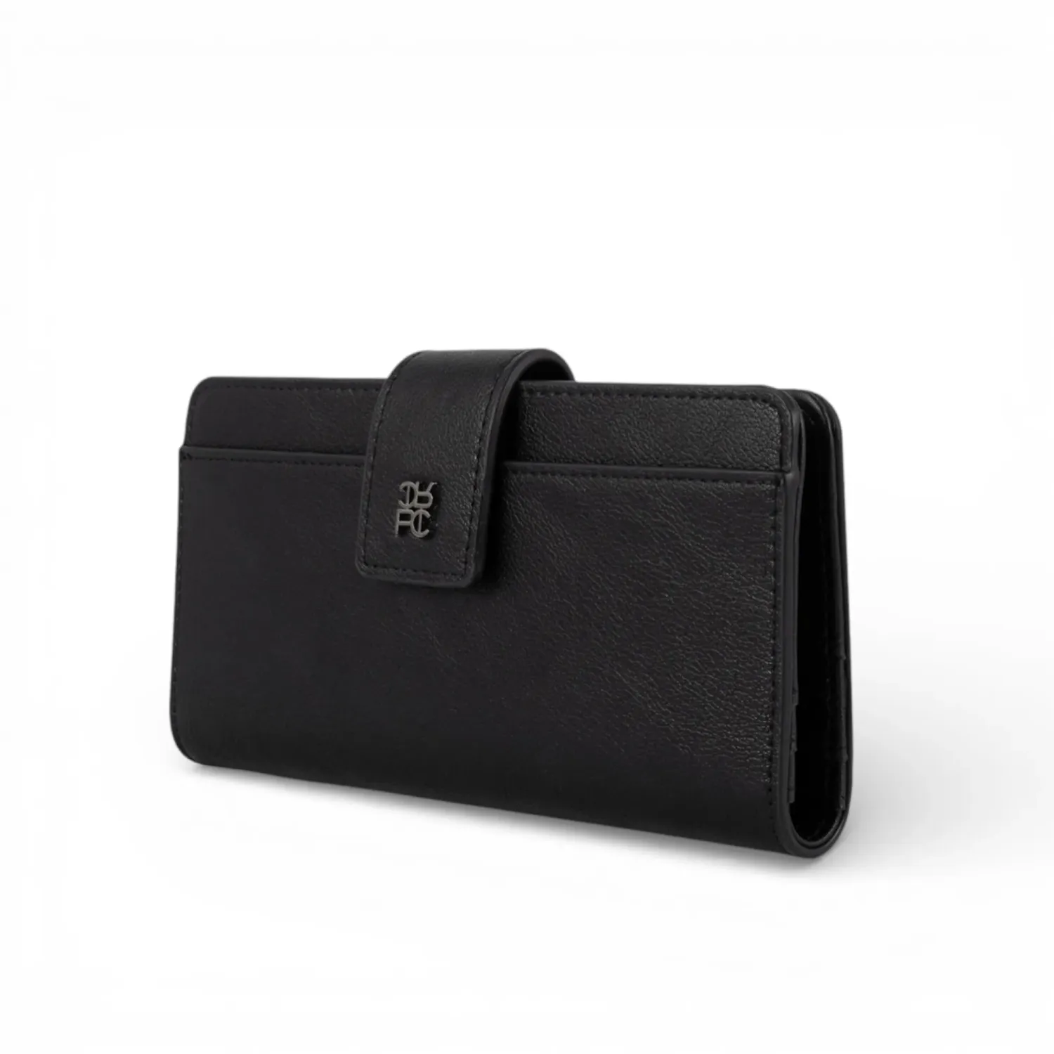 Billetera Crepier Mujer Salomé Grande color negro | Platanitos