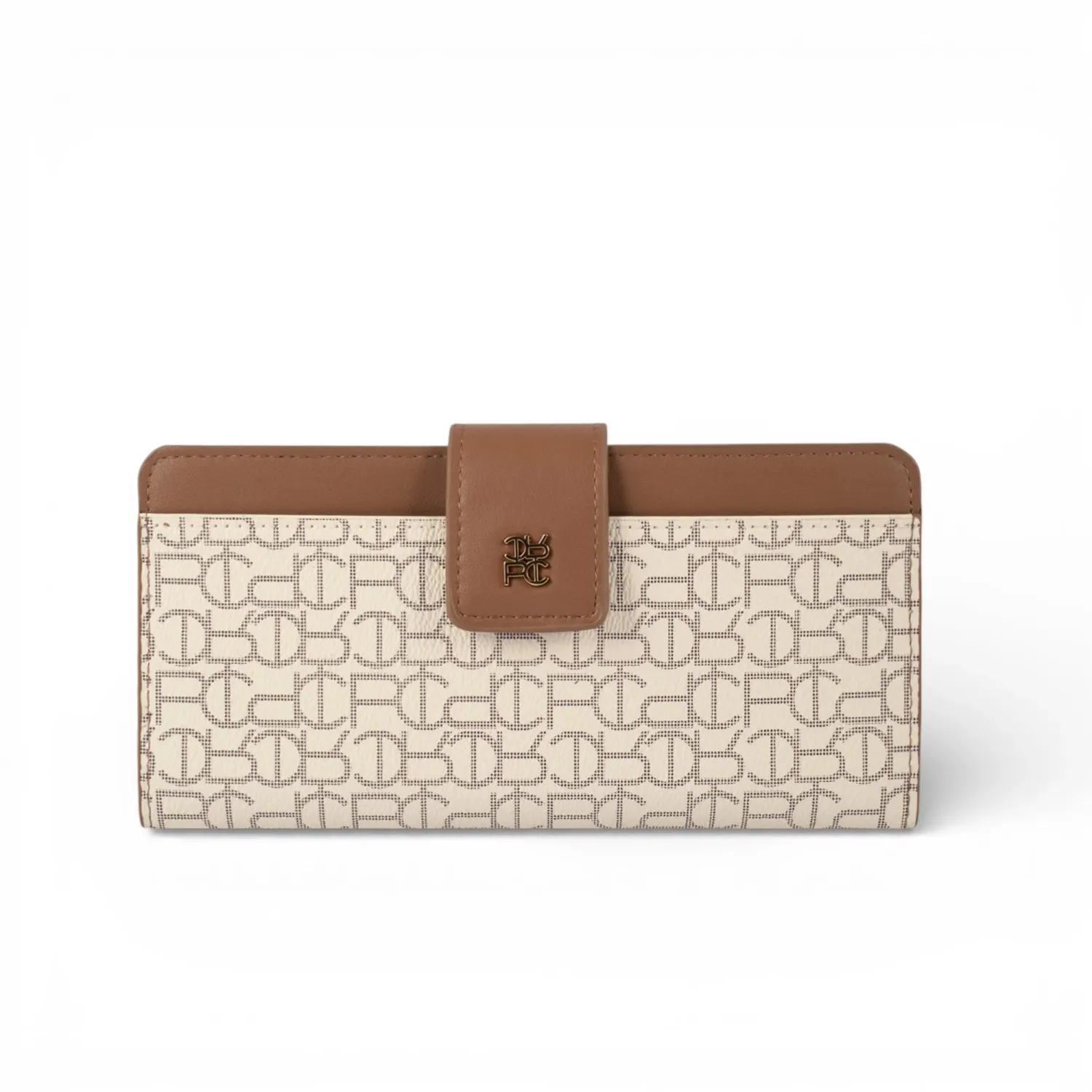 CREPIER Billetera Crepier Mujer Salomé Grande color hueso | Platanitos