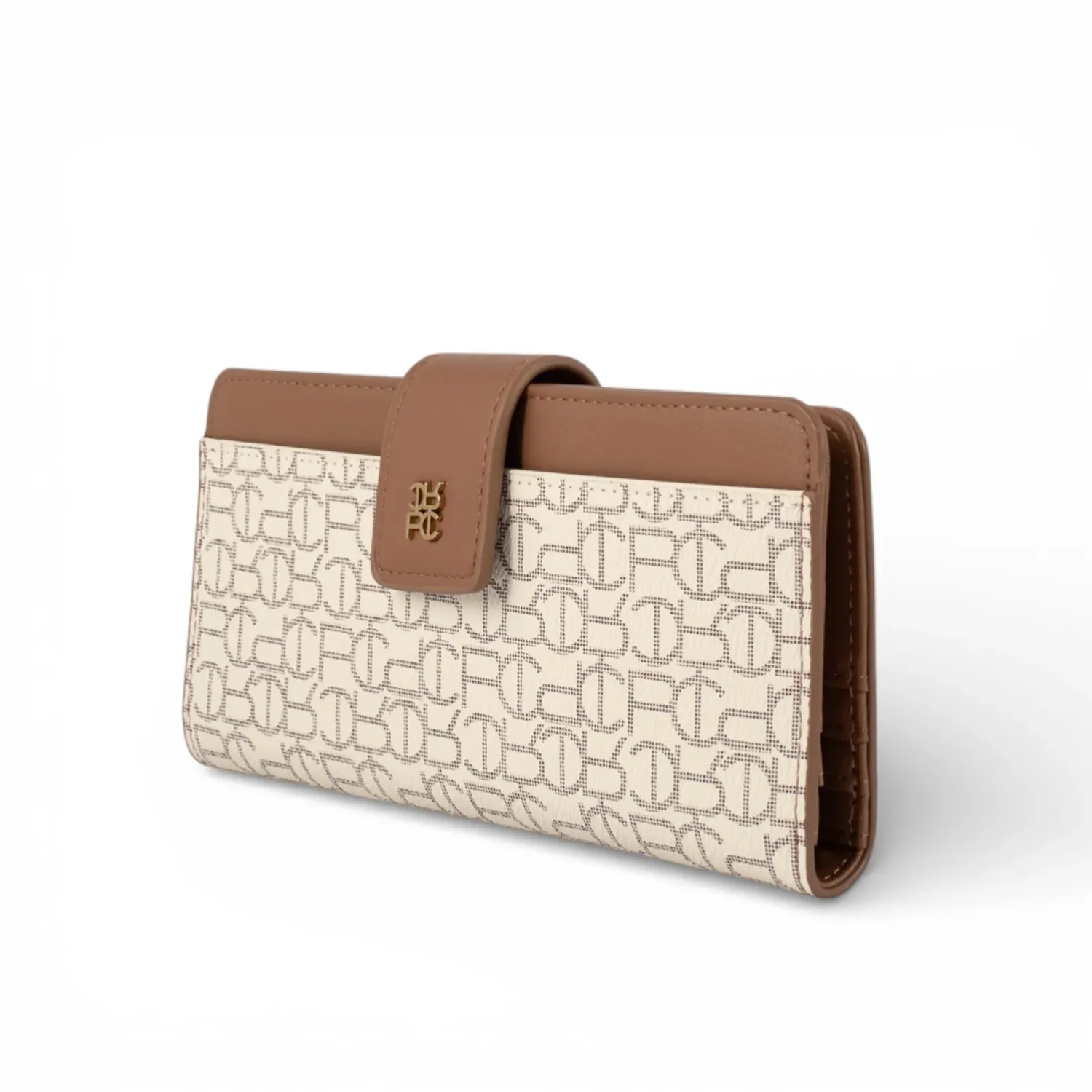 CREPIER Billetera Crepier Mujer Salomé Grande color hueso | Platanitos