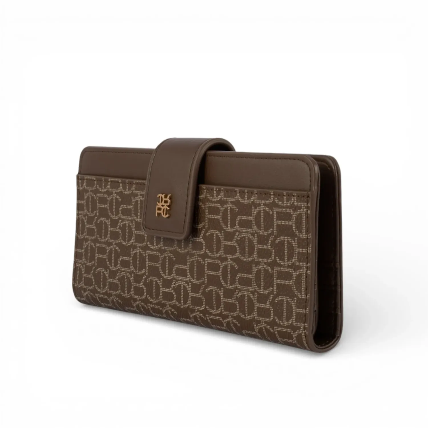Billetera Crepier Mujer Salomé Grande color marron | Platanitos
