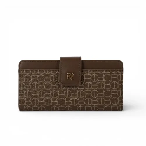 Billetera Crepier Mujer Salomé Grande color marron | Platanitos