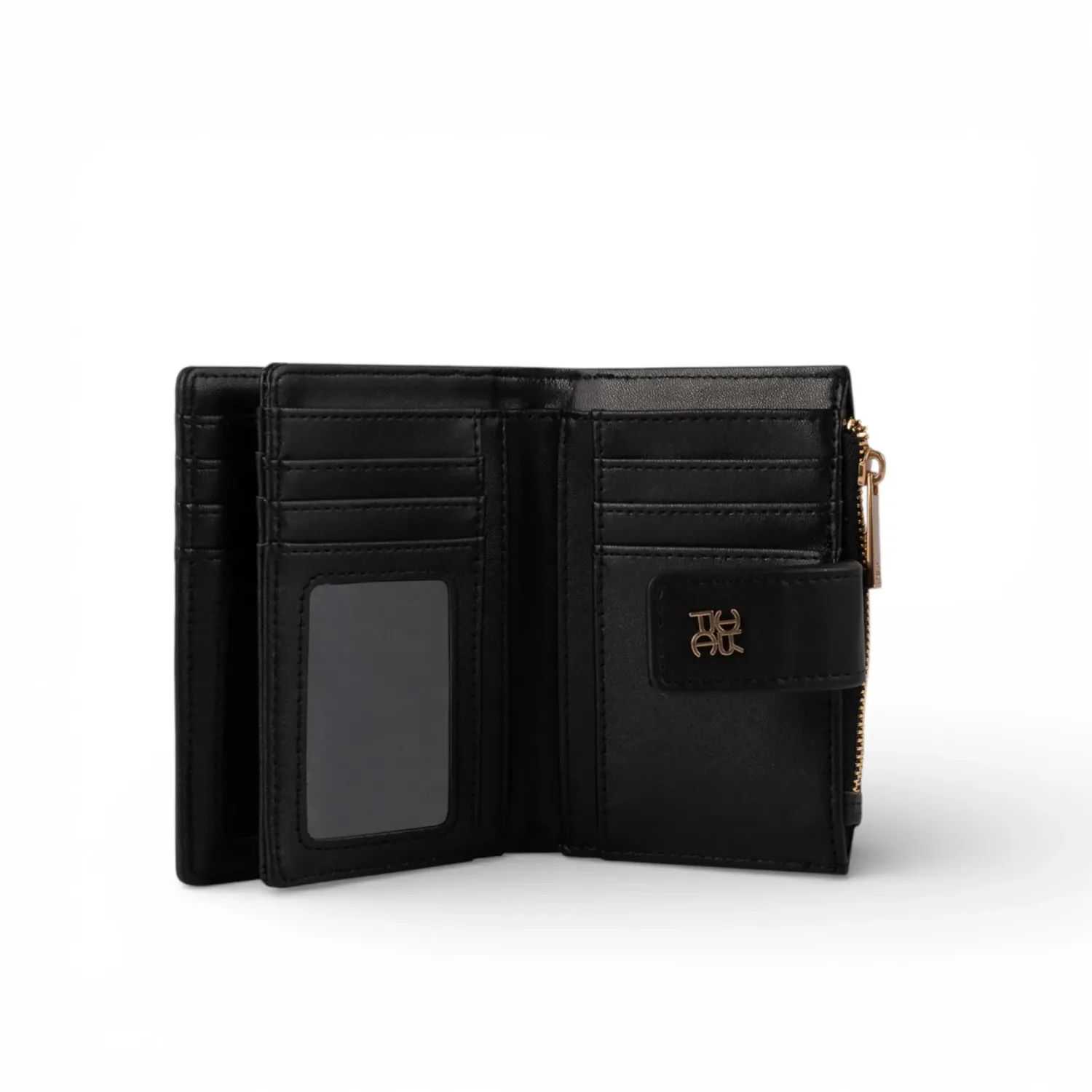 CREPIER Billetera Crepier Mujer Salomé Mediano color negro | Platanitos