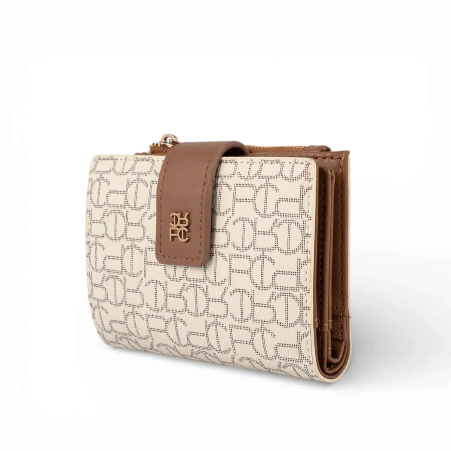 Billetera Crepier Mujer Salomé Mediano color hueso | Platanitos