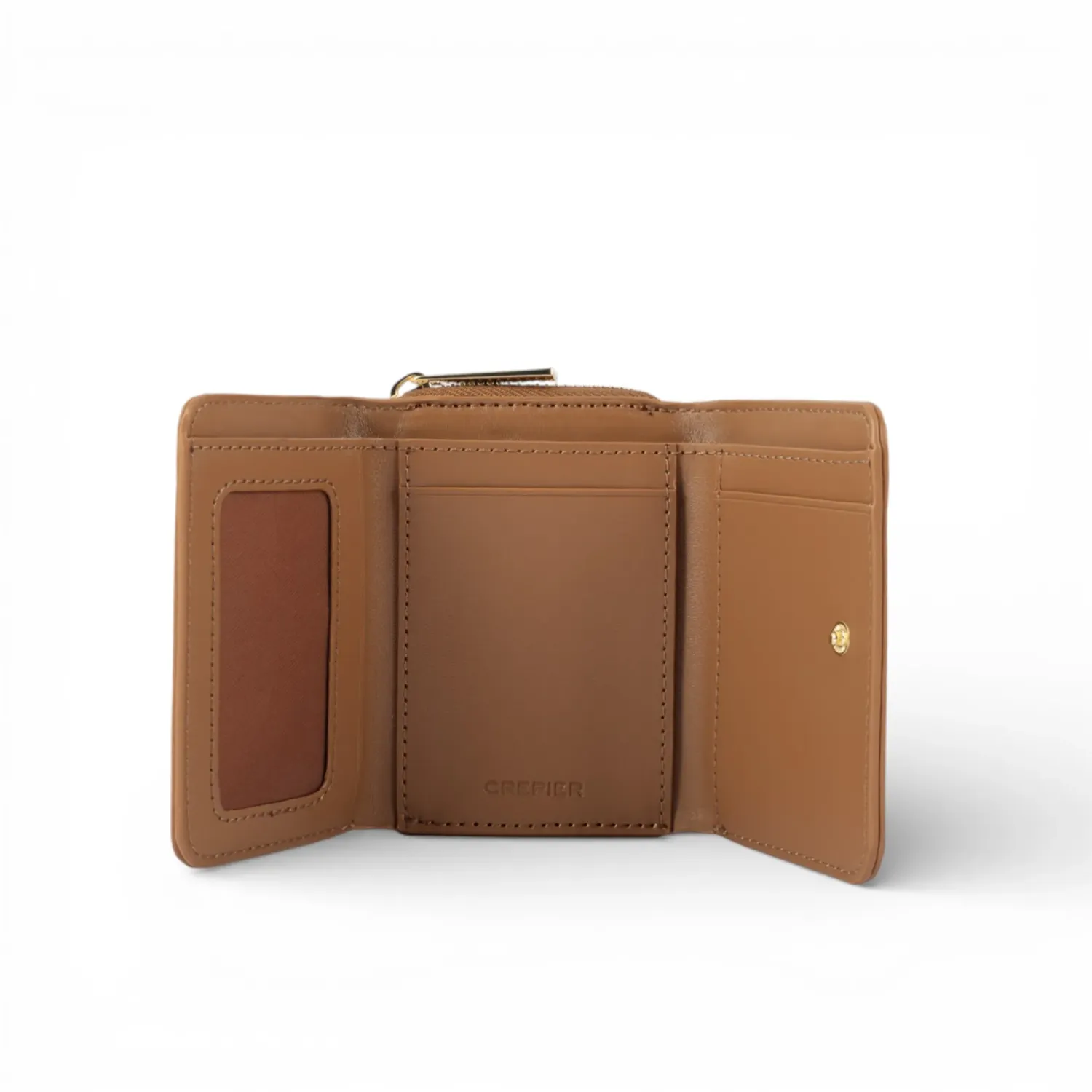 Billetera Crepier Mujer Yessel Mediano color toffee | Platanitos