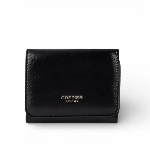 Billetera Crepier Mujer Yessel Mediano color negro | Platanitos