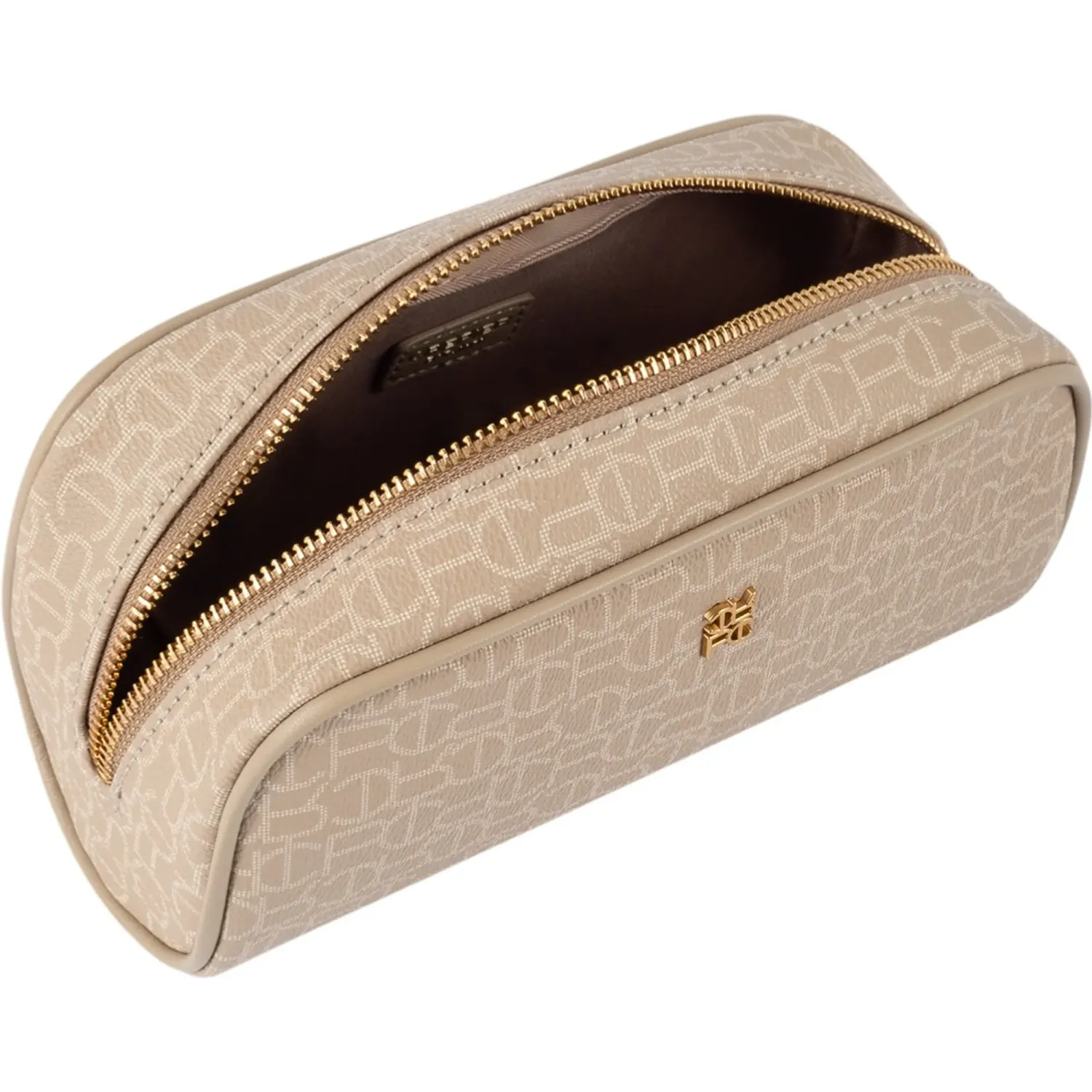 Portacosmetico Crepier Mujer Andara Grande color arena | Platanitos