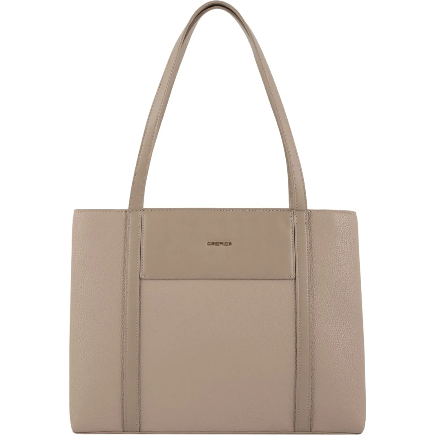 CREPIER Tote Crepier Mujer Adelaida Grande color topo | Platanitos