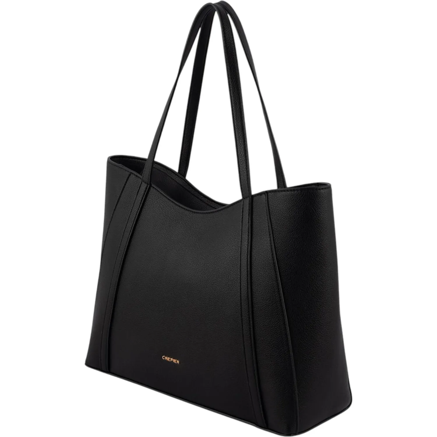 Tote Crepier Mujer Edda Grande color negro | Platanitos