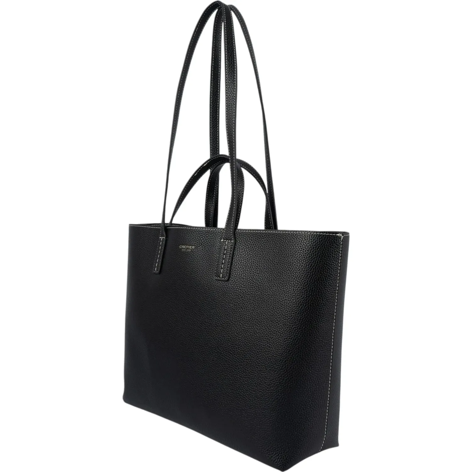 Tote Crepier Mujer Isela Grande color negro | Platanitos