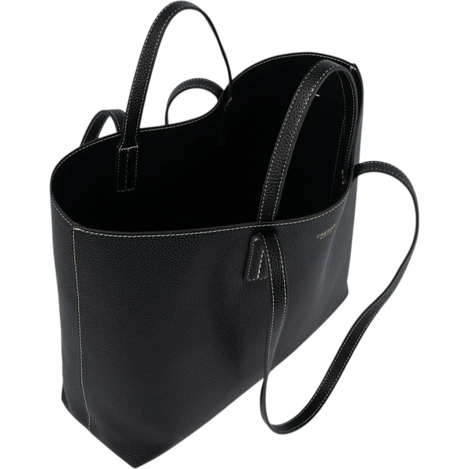 Tote Crepier Mujer Isela Grande color negro | Platanitos