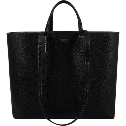 Tote Crepier Mujer Isela Grande color negro | Platanitos