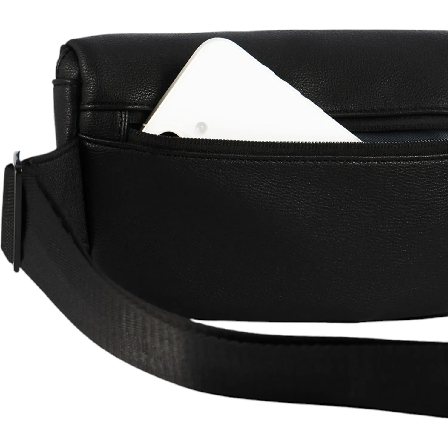 Canguro Crepier Hombre Woods Mediano color negro | Platanitos