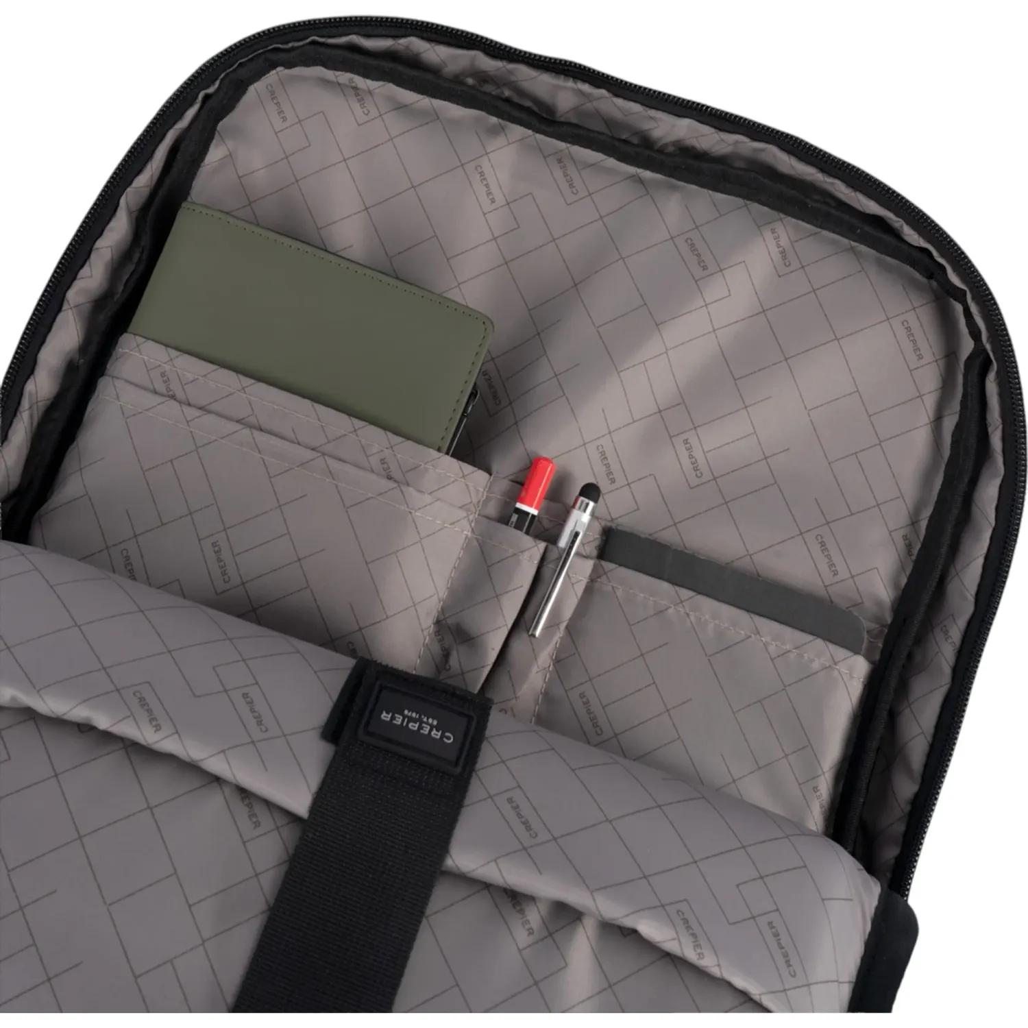 CREPIER Mochila Crepier Hombre Braum Grande color negro | Platanitos