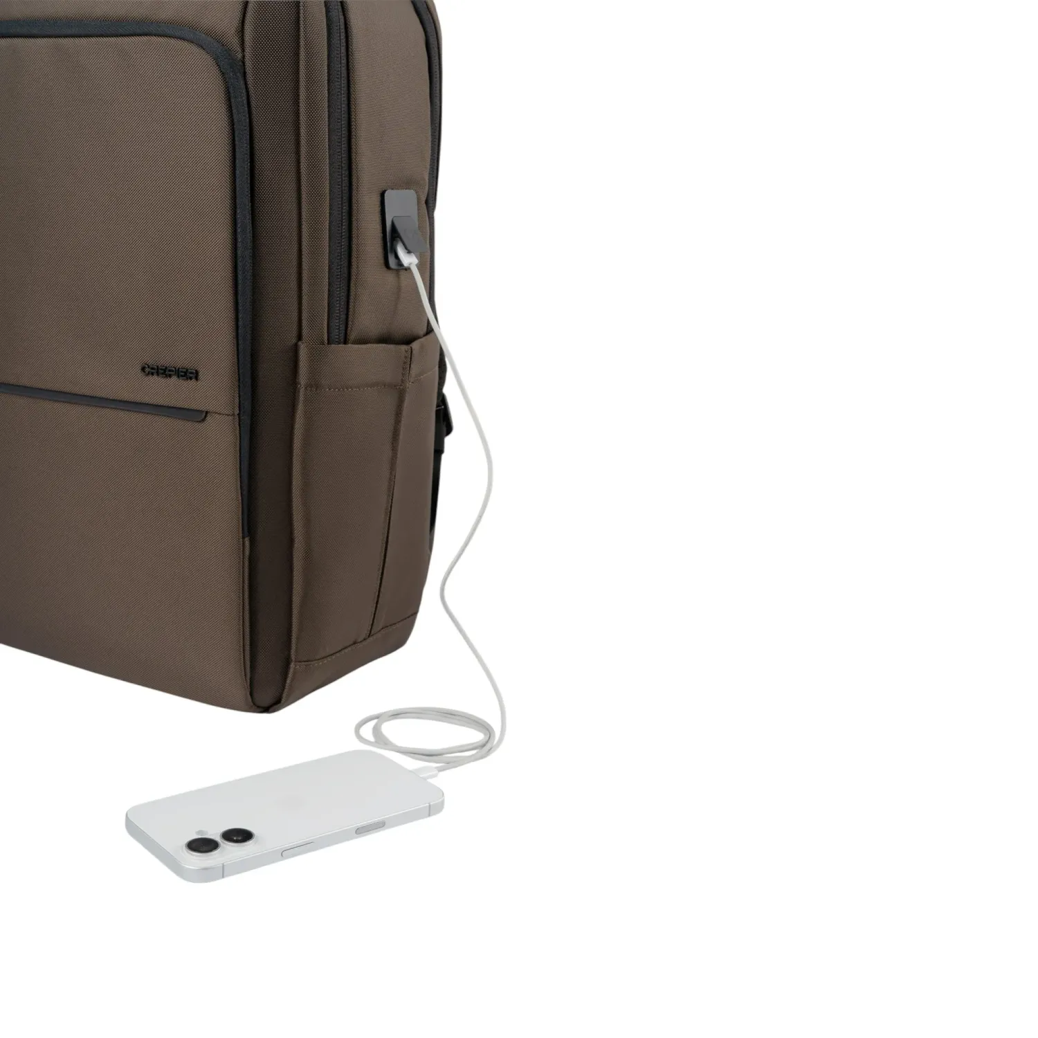 Mochila Crepier Hombre Dustin Grande color marron | Platanitos