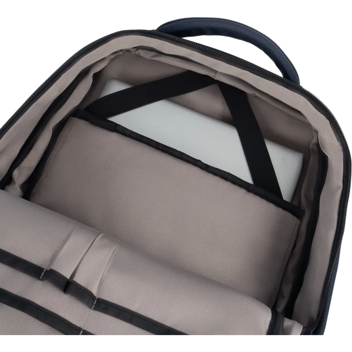 Mochila Crepier Hombre Fausto Grande color negro | Platanitos