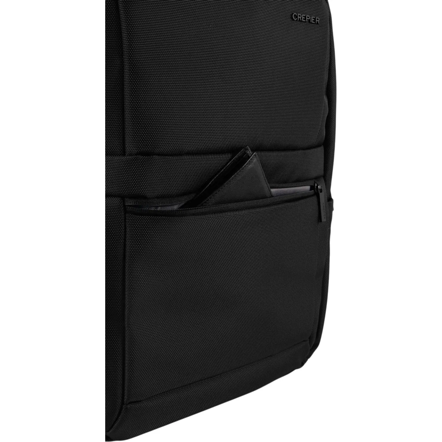 Mochila Crepier Hombre Fausto Grande color negro | Platanitos