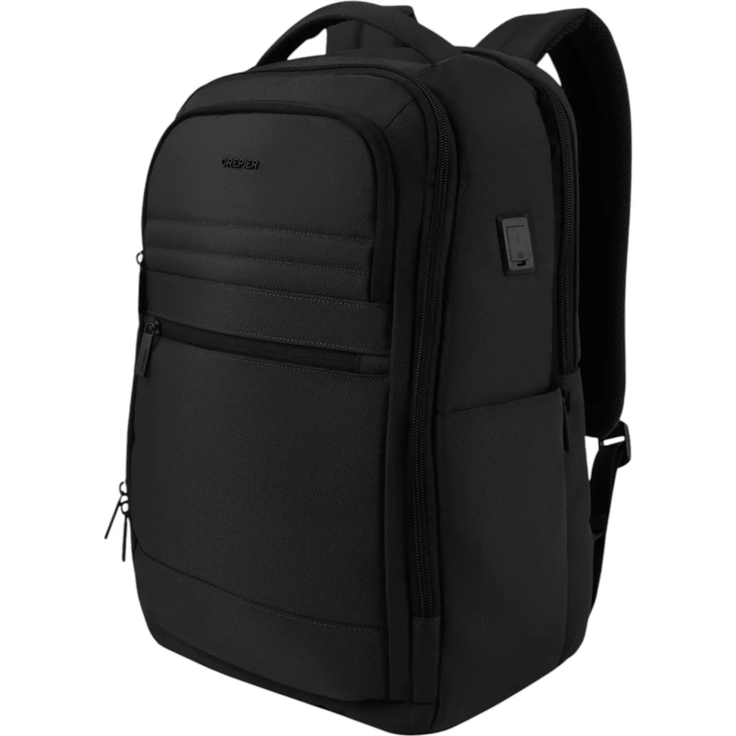 Mochila Crepier Hombre Jax Grande color negro | Platanitos