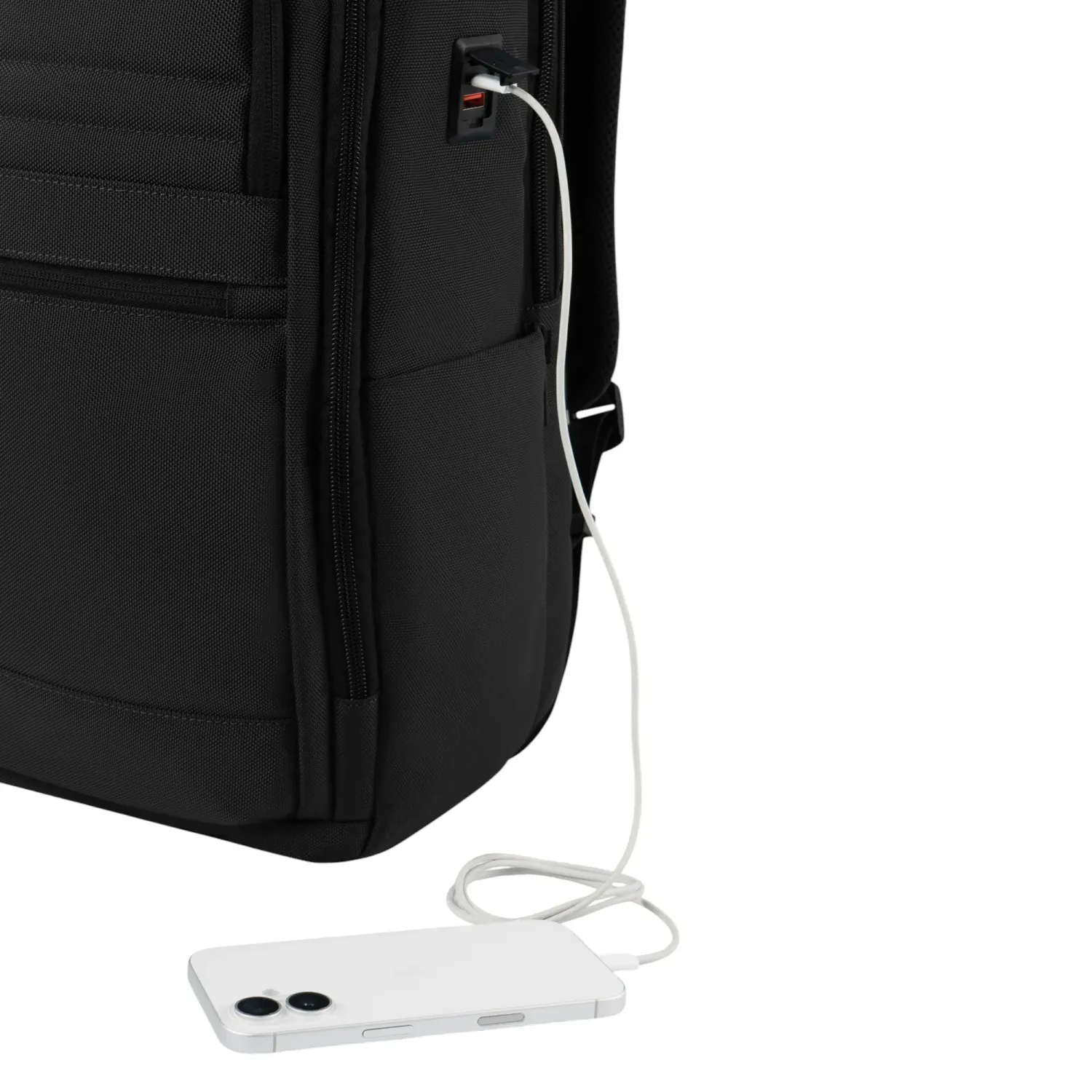 Mochila Crepier Hombre Jax Grande color negro | Platanitos