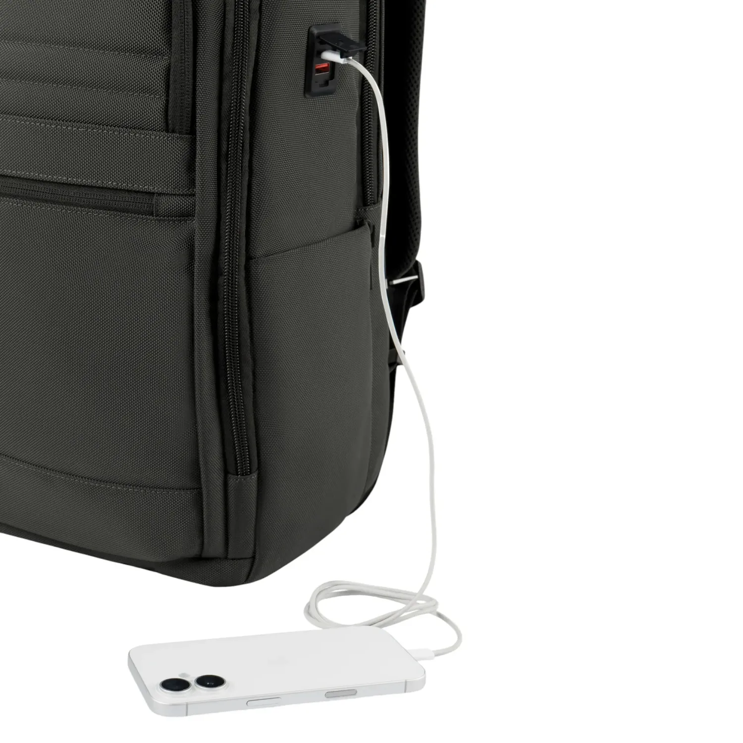 CREPIER Mochila Crepier Hombre Jax Grande color gris verdoso | Platanitos