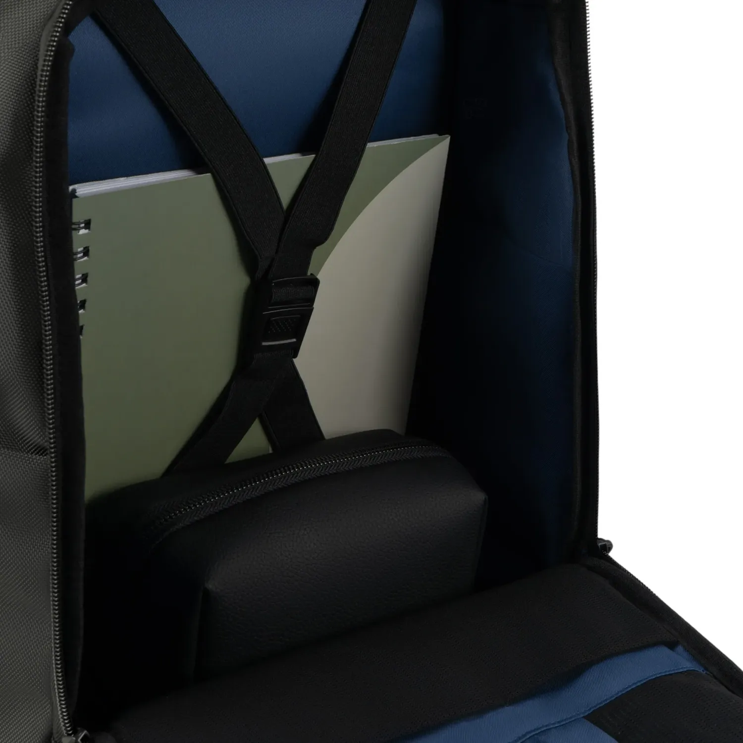 CREPIER Mochila Crepier Hombre Jax Grande color gris verdoso | Platanitos