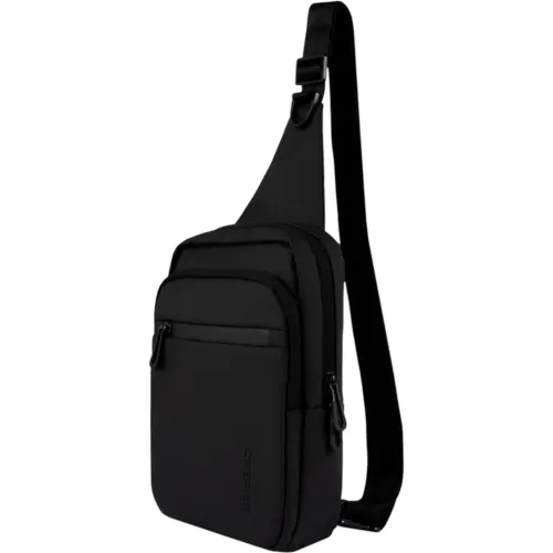 CREPIER Morral Hombre Sling Bag Zander Mediano