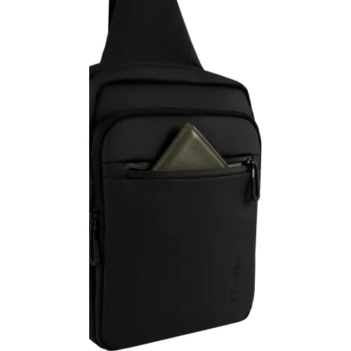 CREPIER Morral Hombre Sling Bag Zander Mediano