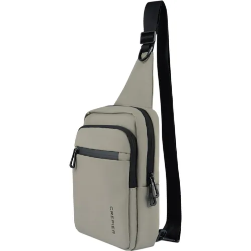 CREPIER Morral Hombre Sling Bag Zander Mediano