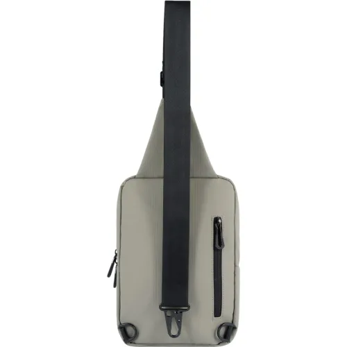 CREPIER Morral Hombre Sling Bag Zander Mediano