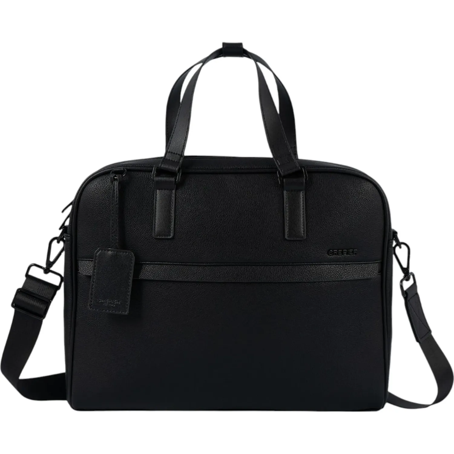 Portafolio Crepier Hombre Woods Grande color negro | Platanitos