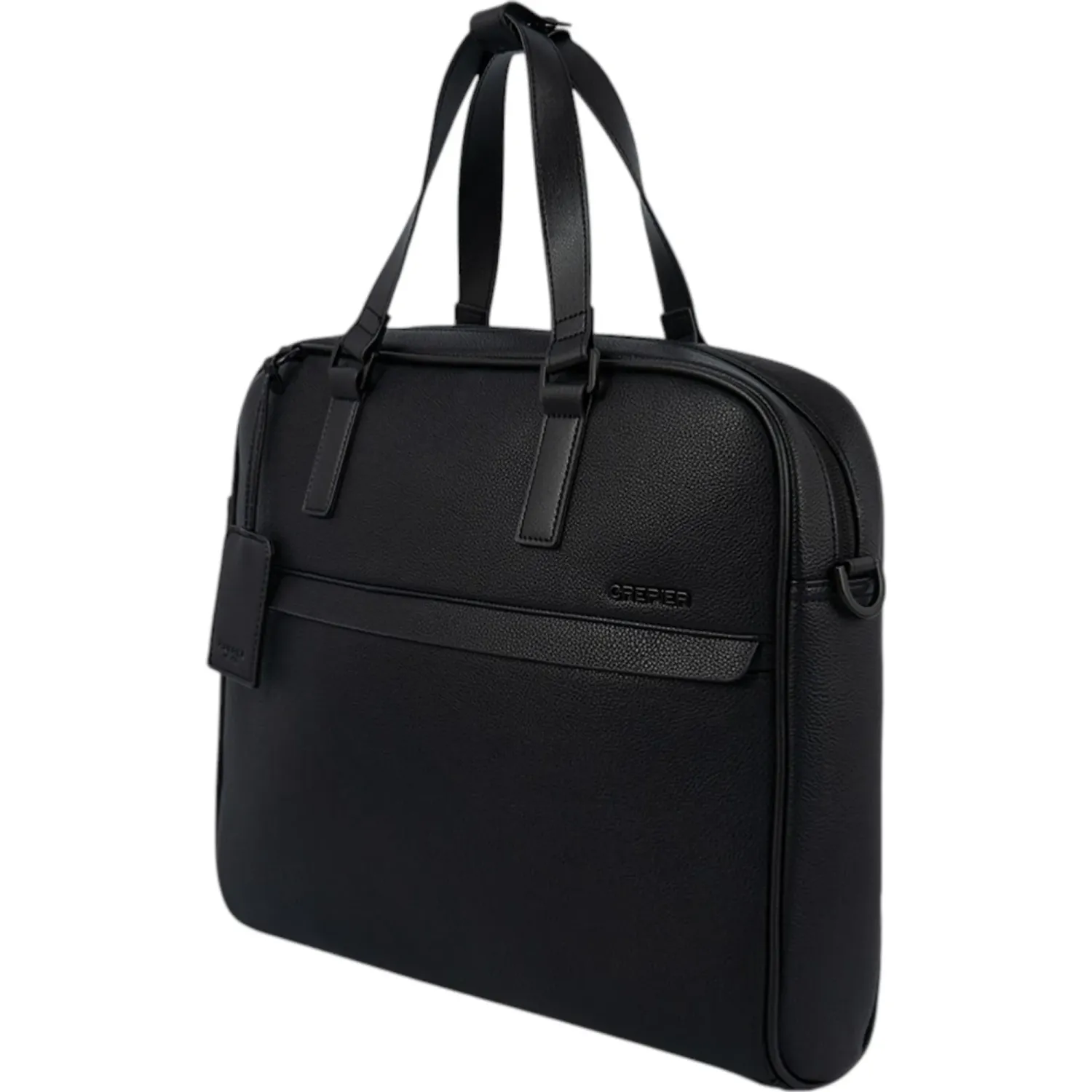 Portafolio Crepier Hombre Woods Grande color negro | Platanitos
