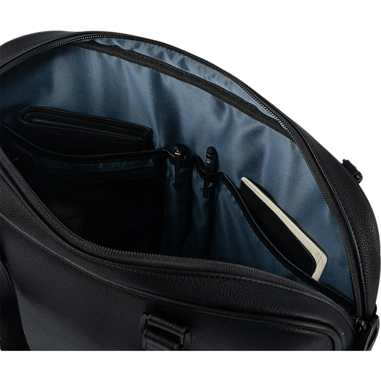Portafolio Crepier Hombre Woods Grande color negro | Platanitos